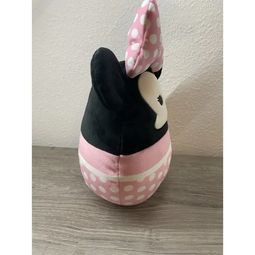 Disney Squishmallows Minnie Mouse Pink Polka Dot 9” Plush Toy NWT